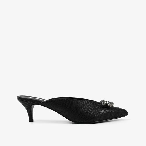 Mule Preto Pedraria Couro