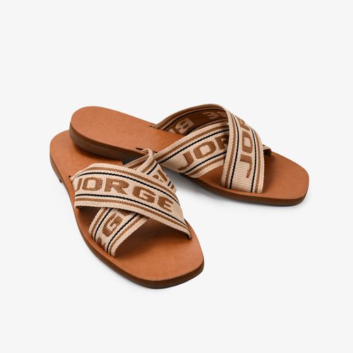 Flat Slide Marrom Gorgorão