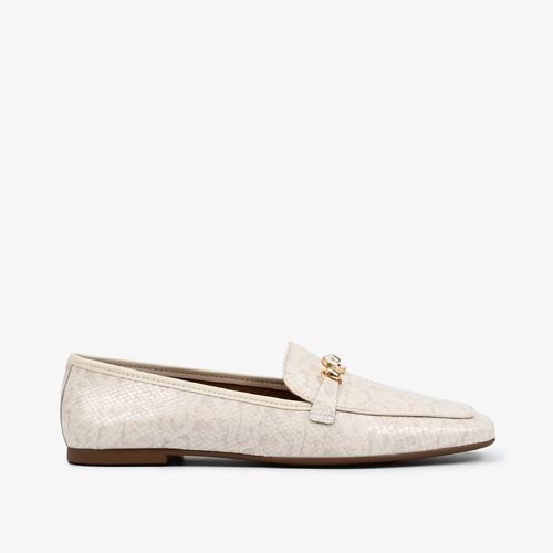 Calçado Fechado Feminino Loafer Couro Snake Lusterbrulee