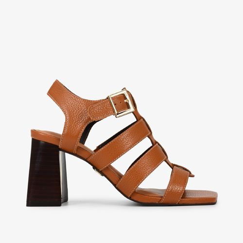 Calçado Fechado Feminino Sandália Couro Floter Fresh Amendoa