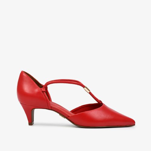 Calçado Fechado Feminino Scarpin Couro Napa New Rubi