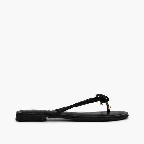 Calçado Aberto Feminino Chinelo Couro Floter Fresh Preto