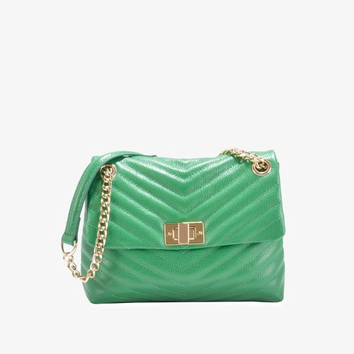 Carry On Feminino Bag Shoulder Couro Floter Top Hortelã