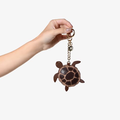 Bag Charm Tartaruga Monograma Jb Marrom Florença