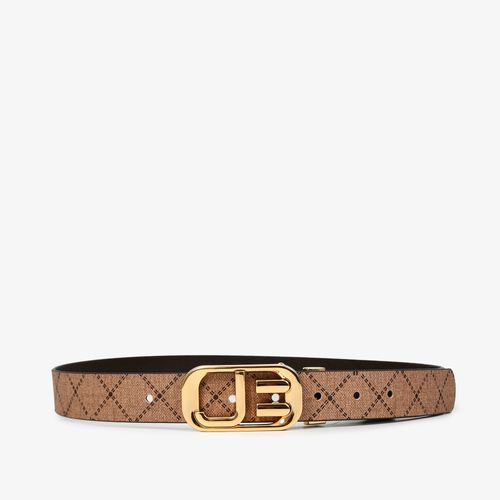 Cinto Feminino Monograma Jb Marrom Florença