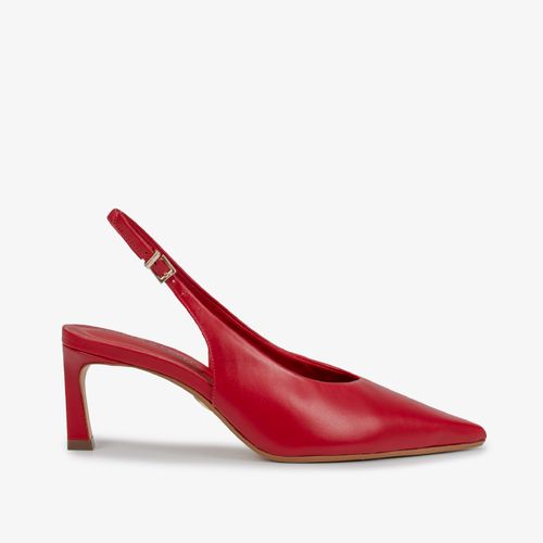 Calçado Fechado Feminino Slingback Couro Napa New Rubi