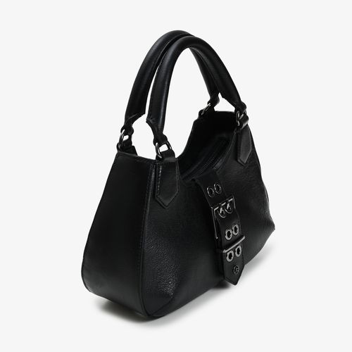 Bolsa Tote Preto Couro