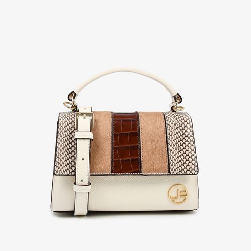 Bolsa Transversal Off White Cordilheira Pelo Liso Couro