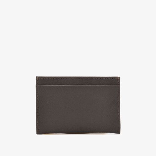 Porta Cartões Marrom Masculino Couro