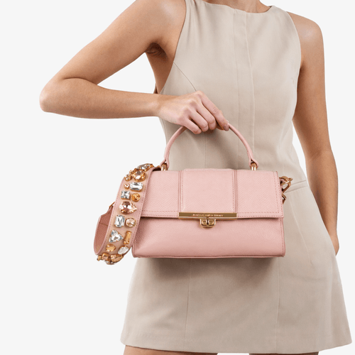 Bolsa Satchel Fresh Rosê Couro