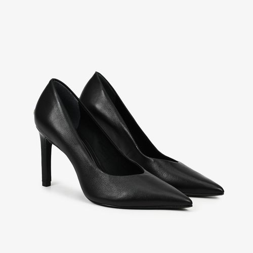 Scarpin Mandala Jb Preto Couro