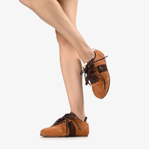 Tênis Caramelo Licor Camurça