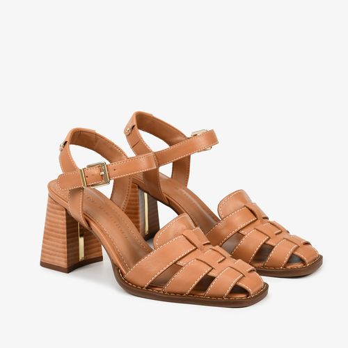 Sandália Caramelo Álamo Couro