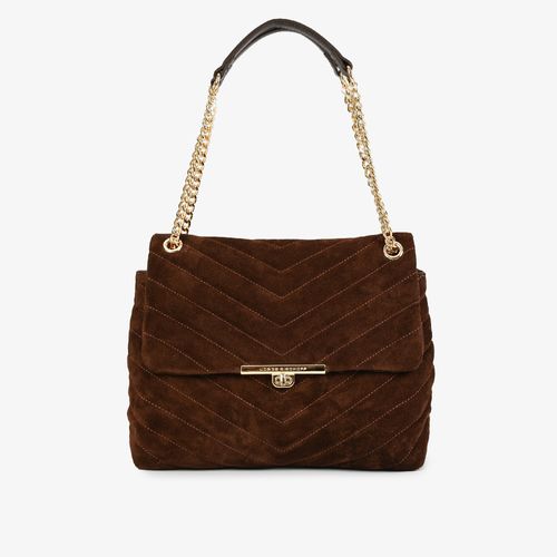 Bolsa De Ombro Marrom Terroir Camurça