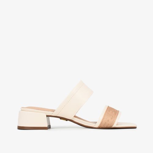 Tamanco Off White Cordilheira Couro