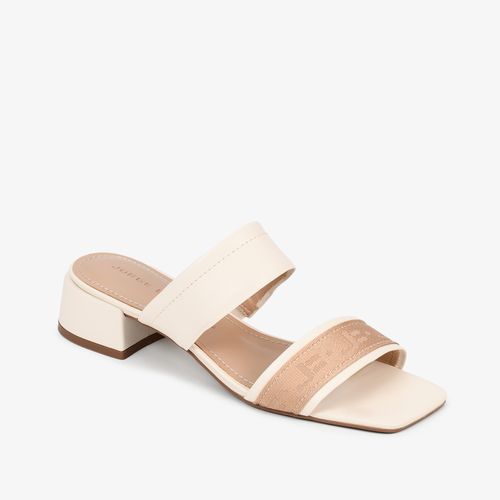 Tamanco Off White Cordilheira Couro