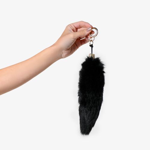 Bag Charm Pompom Preto Jb