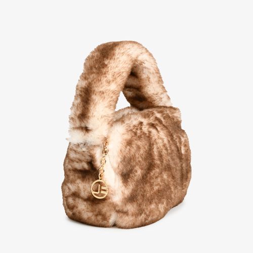 Bolsa Hobo Nude Natural Pelo