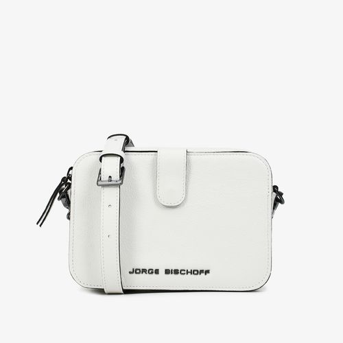 Bolsa Transversal Branco Couro