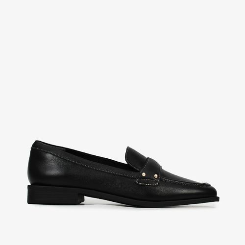 Loafer Preto Couro