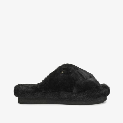 Chinelo Slide Pelo Preto Jb