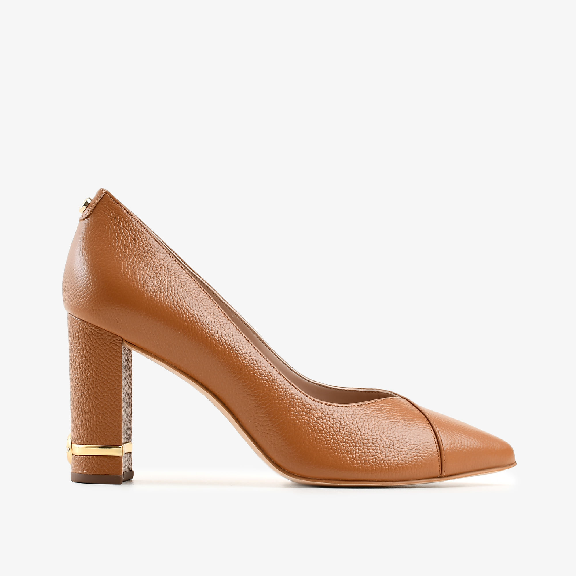 Scarpin Caramelo Pecan Couro - Sapatos, Bolsas, Acessórios em