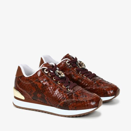 Tênis Jogger Marrom Tabaco Cobra Python