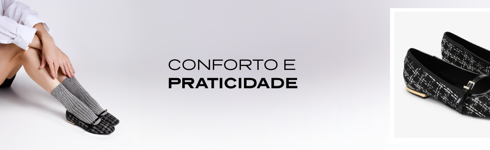 Sapatos feminino em couro e bolsa feminina em couro Jorge Bischoff