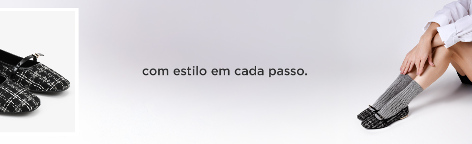 Sapatos feminino em couro e bolsa feminina em couro Jorge Bischoff